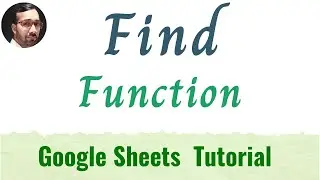 Find Function in google sheets
