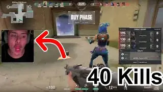 My First 40 Kill Game On Console Valorant…