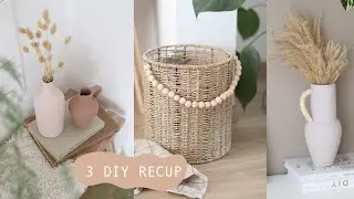 ✨3 DIY DECO RECUP - Je customise des objets chinés dans des brocantes pour leur donner une 2eme vie!