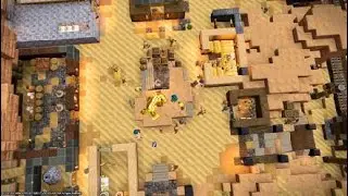 DRAGON QUEST BUILDERS 2 defendendo a vila dos grandes montros