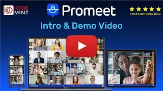 Promeet by Kodemint - App Introduction & Demo - Virtual Meeting & Webinar App For Professional