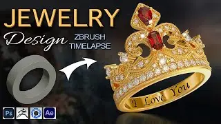 The Crown Ring. / ZBrush timelapse/ Aleksandr Platonychev