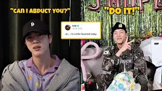 BTS Hobi Allows Jin To Abduct Him & Instantly Regrets It | Timeline Of Seokjin's Plan To Kidnap Hobi