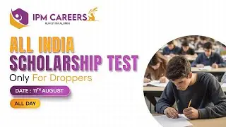 All India Scholarship Test For IPMAT Droppers | Steps to Appear for SCHOLARSHIP TEST | IPM Careers