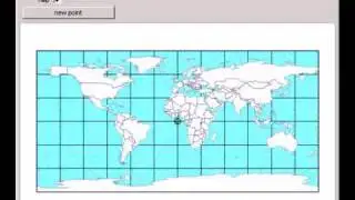 Locate a Point on a Map of the World