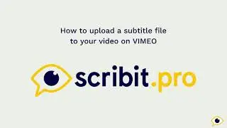 Instructional video how to upload subtitles VIMEO
