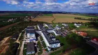 Szpital latawiec z lotu ptaka