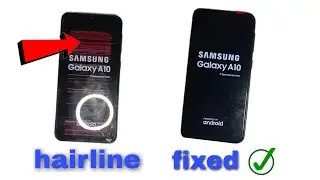 100% Solution for Red Hairline Display on Samsung A10 #MarkTechTips