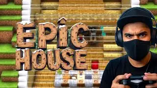 Epic Mountain House in Minecraft | timelapse  