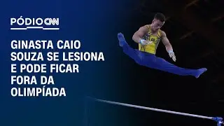 Pódio CNN: Ginasta Caio Souza se lesiona e pode ficar de fora da Olimpíada | LIVE CNN