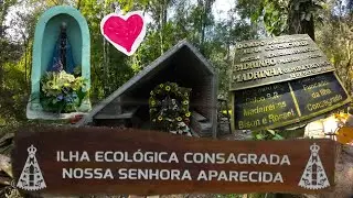 Voando na ilha ecológica consagrada à Nossa Senhora Aparecida(4K)