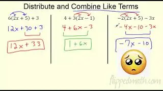 Math 7 – 4.3 Distributive Property
