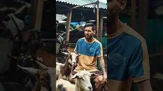 Goat 🐐 seller at indonesia traditional ❤️ #shortsfeed  #shorts #cristianoronaldo  #messi