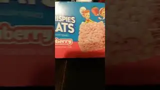kellogg's strawberry 🍓rice Krispy treats gonna try these coming up