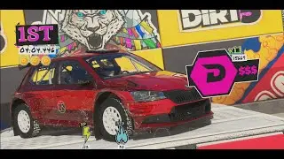 my first win on the series x on dirt 5