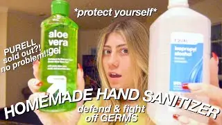 HOW TO MAKE HAND SANITIZER: Create Your Own Purell Substitute At Home
