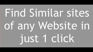 🇮🇳🇮🇳😇how to find simillar website or great ideas for increase traffic to your website or blog