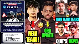 FIR Against KRAFTON for Selling DATA🚨 Akshat QUITS💔 RNTx TraceGod😱 Neyo, Joker New TEAM🤯 Thug Hector