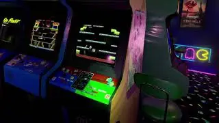 Three New Retro Arcade Neon Cabinets for VR: Battletoads, Mario Brothers, Congo Bongo