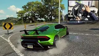 NFS HEAT Lamborghini Huracan Performante - LOGITECH G29 gameplay