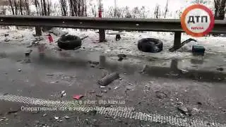03.02.2017 ДТП КИЕВ НЕМЕШАЕВО ТРУП ОПЕЛЬ ГРУЗОВИК ГАЗ БАЛЛОН РЕАНИМАЦИЯ