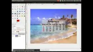 Faça seu próprio calendário no GIMP!
