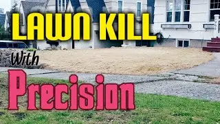 How To Kill A Lawn With Glyphosate or Round Up
