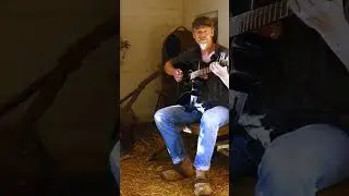 Musik im Hühnerstall mit Gitarre / "Eierschneider" Armin Küpper #hühnersong #chicken #blues
