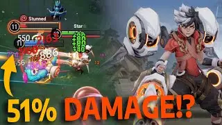 51% DAMAGE MENG YA RANK GAMEPLAY! - LEGEND MARKSMAN | Honor of Kings