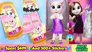 😱 I Got Premium 999 +💎 Gown Dress on the Final Day Of Event Of My Talking Angela Kids Gaming videos