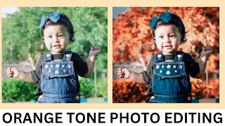 Moody Orange Photo editing| How to change leaves color in Lightroom| Autumn photo editing tutorial