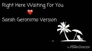 Right Here Waiting For You - Sarah Geronimo Lyrics
