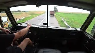Лето 2025. ЗА рулём КАМАЗ 4310!! Soviet KAMAZ 4310 POV driving.
