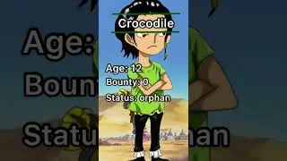 CROCODILE GLOW UP🔥🖤 || #crocodile #glowup #onepiece #edit