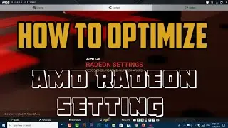 How to Optimize AMD Settings For GAMING & Performance The Ultimate 2020 | amd settings for gaming