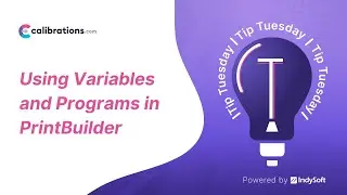 Using Variables and Programs in PrintBuilder