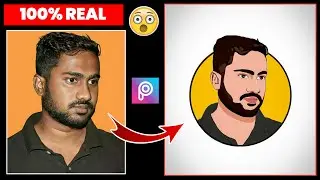 How To Make Vector Art Logo In PicsArt || How To Edit Vector Portrait In PicsArt || PicsArt Tutorial