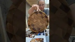 🪵 Торцевая разделочная доска за 1 минуту 