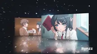 Close your eyes- amv typography