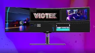 Introducing the Viotek SUW49DA 49” Super Ultrawide Curved Monitor