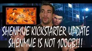 Shenmue 3 Kickstarter update - Shenmue won't be 100gb install!