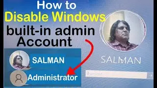 How to disable Windows default administrator account from Windows 10 and 11