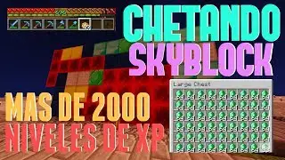 CHETANDO MI SKYBLOCK mas de 2000 NIVELES DE EXPERIENCIA