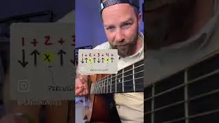 My go-to strum when I want some percussive flair! Playing “Stuck in the Middle” by Stealers Wheel