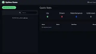 How to host uptime kuma on windows