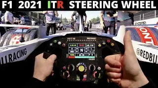 F1 2021- Red Bull - Max Verstappen - Monza - 25% Race On Board - ITR Steering Wheel - Fanatec Podium