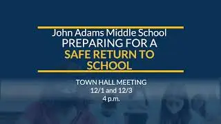 JAMS Townhall 2020- School Return