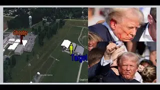 Donald Trump shooting: A closer look in Google Earth (The shooter and the target)