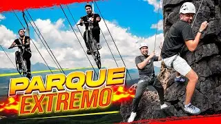 AVENTURA EN PARQUE EXTREMO CON EL CREW 🔥🤯
