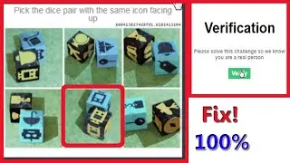 How To Complete The Roblox Verification Captcha (2021) (Dice Verification) (Roblox) ✅